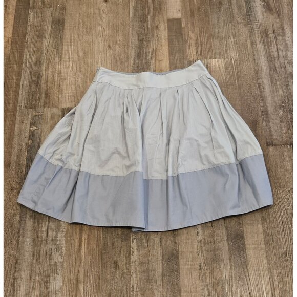 Elevenses Women Size 6 Lilac Purple Cotton Pleated Spring Summer Mini Skirt - Picture 6 of 6